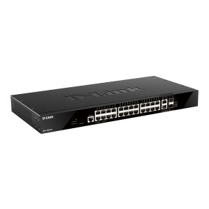 D-Link DGS 1520-28 - Switch - L3 - Smart - 24 x 10/100/1000 + 2 x Gigabit SFP + 2 x 10 Gigabit SFP+