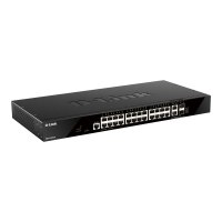 D-Link DGS 1520-28 - Switch - L3 - Smart - 24 x 10/100/1000 + 2 x Gigabit SFP + 2 x 10 Gigabit SFP+