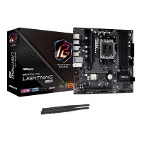 ASRock B650M PG Lightning WiFi - Motherboard - micro ATX - Socket AM5 - AMD B650 Chipsatz - USB 3.2 Gen 1, USB 3.2 Gen 2, USB-C 3.2 Gen2, USB-C 3.2 Gen 1 - 2.5 Gigabit LAN, Wi-Fi - Onboard-Grafik (CPU erforderlich)