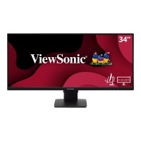 ViewSonic VA3456-MHDJ - LED-Monitor - 86.4 cm (34") (34.1" sichtbar) - 3440 x 1440 UWQHD @ 75 Hz - IPS - 400 cd/m² - 1000:1 - HDR10 - 4 ms - 2xHDMI, DisplayPort - Lautsprecher