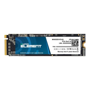 Mushkin ELEMENT - SSD - 4 TB - interno - M.2 2280 - PCIe 3.0 x4 (NVMe)