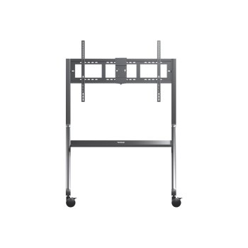 ViewSonic VB-STND-009 - carrello - per display interattivo LCD/a schermo piatto - carrello stretto - acciaio, poliuretano (PU)