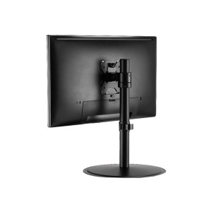 LogiLink - Aufstellung - neigbar - für Monitor / Curved-Monitor - Kunststoff, Stahl - Schwarz - Bildschirmgröße: 43.2-81.3 cm (17"-32") - Schreibtisch