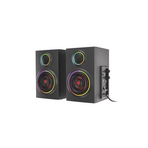 natec SPEAKERS 2.0 HELIUM 300 BT BLACK ARGB - Lautsprecher