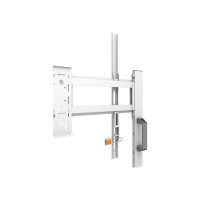 Neomounts Move Go FL50-525WH1 - trolley - for flat screens - lockable - steel - white - screen size: 139.7-218.4 cm (55"-86")