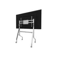 Neomounts Move Go FL50-525WH1 - trolley - for flat screens - lockable - steel - white - screen size: 139.7-218.4 cm (55"-86")