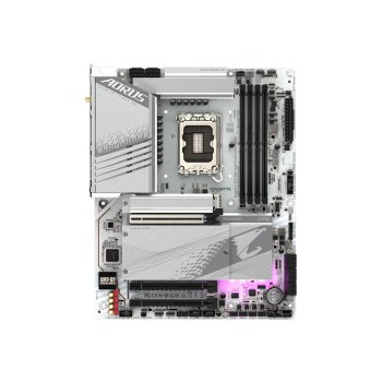 AORUS Z790 ELITE AX ICE - Motherboard - ATX - LGA1700-Sockel - Z790 Chipsatz - USB 3.2 Gen 1, USB 3.2 Gen 2, USB-C 3.2 Gen2, USB-C 3.2 Gen 2x2 - 2.5 Gigabit LAN, Bluetooth, Wi-Fi - Onboard-Grafik (CPU erforderlich) - HD Audio (8-Kanal)