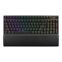 ASUS ROG Strix Scope II 96 - Tastatur - backlit - kabellos - USB, 2.4 GHz, Bluetooth 5.1 - QWERTZ - Deutsch - Tastenschalter: ROG NX (hot-swappable)