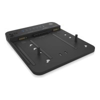 ICY BOX IB-2913MCL-C31 - HDD / SSD docking station with data display - 2.5" / 3.5" shared (6.4 cm/8.9 cm shared)