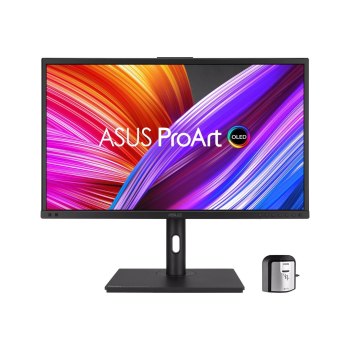 ASUS ProArt OLED PA27DCE-K - OLED-Monitor - 68.6 cm (27") (26.9" sichtbar) - 3840 x 2160 4K @ 60 Hz - 350 cd/m² - 1000000:1 - HDR10, HLG - 3xHDMI, DisplayPort, USB-C - Lautsprecher - Schwarz