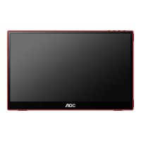 AOC Gaming 16G3 - LED-Monitor - 39.5 cm (15.6") - tragbar - 1920 x 1080 Full HD (1080p) @ 144 Hz - IPS - 250 cd/m² - 1000:1 - 4 ms - HDMI, Micro HDMI, USB-C - Lautsprecher - Schwarz, Rot