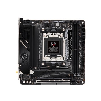 ASRock A620I LIGHTNING WIFI - Motherboard - Mini-ITX - Socket AM5 - AMD A620 Chipsatz - USB 3.2 Gen 1, USB 3.2 Gen 2, USB-C 3.2 Gen2, USB-C 3.2 Gen 1 - 2.5 Gigabit LAN, Bluetooth, Wi-Fi - Onboard-Grafik (CPU erforderlich)