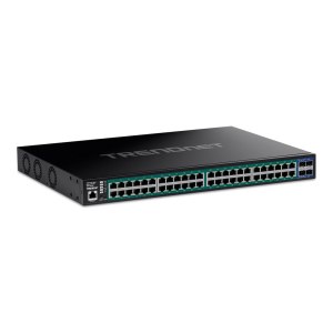 TRENDnet TPE-3524S - Switch - 52 Ports, Web - L2+ - Smart - 48 x 10/100/1000 (PoE+)