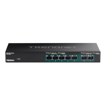 TRENDnet TPE TG327 - Switch - unmanaged - 5 x 10/100/1000 (PoE+)