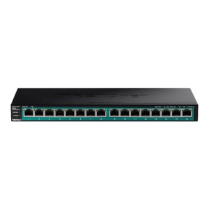 TRENDnet TPE TG161H - Switch - 16 x 10/100/1000 (PoE+)