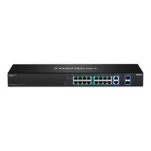 TRENDnet TPE TG182F - Switch - 16 x 10/100/1000 (PoE+)