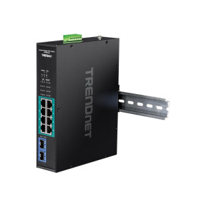 TRENDnet TI-PGM102 - Switch - industriell - 8 x 10/100/1000 (PoE+)