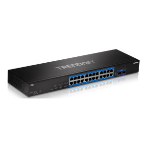 TRENDnet TEG 30262 - Switch - 24 x 10/100/1000 + 2 x 10 Gigabit SFP+