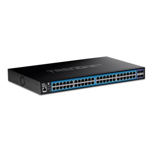 TRENDnet TEG-3524S - Switch - Smart - 48 x 10/100/1000 +...