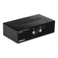 TRENDnet TK 241DP - KVM-/Audio-/USB-Switch - 2 x KVM/Audio/USB - 1 lokaler Benutzer - Desktop - TAA-konform