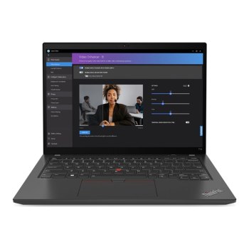 Lenovo ThinkPad T14 Gen 4 21HD - 180°-Scharnierdesign - Intel Core i7 1355U / 1.7 GHz - Win 11 Pro - Intel Iris Xe Grafikkarte - 32 GB RAM - 1 TB SSD TCG Opal Encryption 2, NVMe, Performance - 35.6 cm (14")