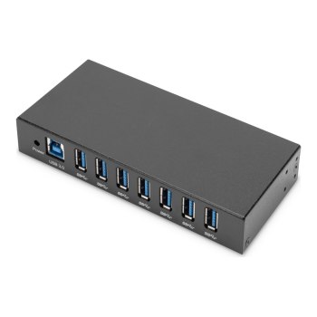 DIGITUS USB 3.0 hub, 7-port, Industrial Line