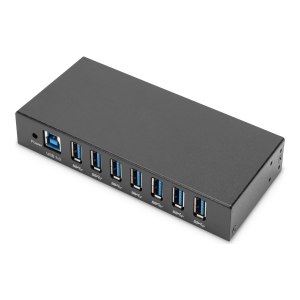 DIGITUS USB 3.0 Hub, 7-Port, Industrial Line