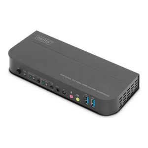 DIGITUS KVM Switch, 2x1 HDMI, HDMI Out, USB, 4Kx2K@60Hz