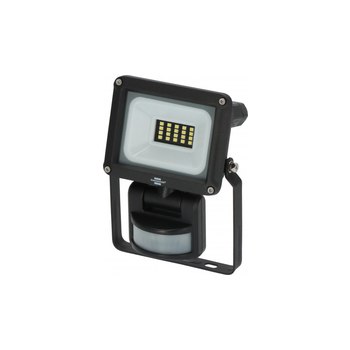 Brennenstuhl LED Strahler JARO 1060 P (LED Fluter zur Wandmontage für außen IP65, 10W, 1150lm, 6500K, mit Bewegungsmelder). Produktfarbe: Schwarz, Internationale Schutzart (IP-Code): IP65, Gehäusematerial: Metall. Gesamtleistung: 10 W, Lampentechnologie: