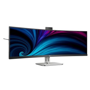 Philips 49B2U5900CH - 5000 Series - LED-Monitor - gebogen - USB - 124.5 cm (49") (48.8" sichtbar) - 5120 x 1440 Dual Quad HD @ 75 Hz - VA - 400 cd/m² - 3000:1 - DisplayHDR 400 - 4 ms - 2xHDMI, DisplayPort, USB-C - Lautsprecher - Schwarz