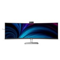 Philips 49B2U5900CH - 5000 Series - LED-Monitor - gebogen - USB - 124.5 cm (49") (48.8" sichtbar) - 5120 x 1440 Dual Quad HD @ 75 Hz - VA - 400 cd/m² - 3000:1 - DisplayHDR 400 - 4 ms - 2xHDMI, DisplayPort, USB-C - Lautsprecher - Schwarz