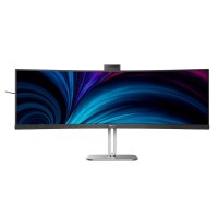 Philips 49B2U5900CH - 5000 Series - LED-Monitor - gebogen - USB - 124.5 cm (49") (48.8" sichtbar) - 5120 x 1440 Dual Quad HD @ 75 Hz - VA - 400 cd/m² - 3000:1 - DisplayHDR 400 - 4 ms - 2xHDMI, DisplayPort, USB-C - Lautsprecher - Schwarz