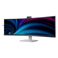 Philips 49B2U5900CH - 5000 Series - LED-Monitor - gebogen - USB - 124.5 cm (49") (48.8" sichtbar) - 5120 x 1440 Dual Quad HD @ 75 Hz - VA - 400 cd/m² - 3000:1 - DisplayHDR 400 - 4 ms - 2xHDMI, DisplayPort, USB-C - Lautsprecher - Schwarz