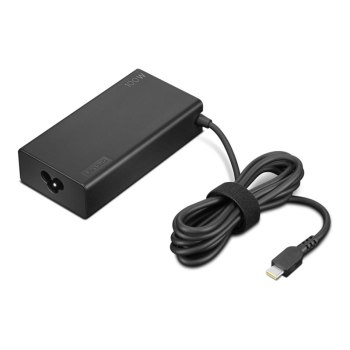 Lenovo - USB-C Netzteil - Wechselstrom 100-240 V - 100 Wh - Schwarz