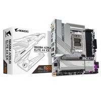 Gigabyte B650M AORUS ELITE AX ICE - Motherboard - micro ATX - Socket AM5 - AMD B650 Chipsatz - USB 3.2 Gen 1, USB 3.2 Gen 2, USB-C 3.2 Gen2, USB-C 3.2 Gen 2x2 - 2.5 Gigabit LAN, Bluetooth, Wi-Fi - Onboard-Grafik (CPU erforderlich) - HD Audio (8-Kanal)