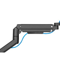 Equip Tischhalterung 17"-49"/1TFT 20kg 360° Gasfeder sw