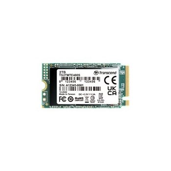 Transcend TS2TMTE400S - SSD - 2 TB - internal - M.2 2242 - PCIe 3.0 x4 (NVMe)