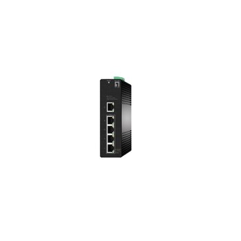 LevelOne Switch 5x GE IGS-2105P 4xPoE Outputs nero