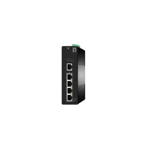 LevelOne Switch 5x GE IGS-2105P 4xPoE Outputs black