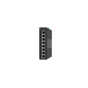 LevelOne Switch 8x GE IGS-2108P 8xPoE Outputs nero