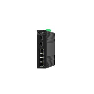 LevelOne Switch 6x GE IGS-2106 2xSFP 4xRJ45 black