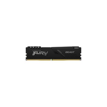 Kingston Technology FURY Beast. Komponente für: PC / Server, Speicherkapazität: 8 GB, Speicherlayout (Module x Größe): 1 x 8 GB, Interner Speichertyp: DDR4, Speichertaktfrequenz: 3200 MHz, Memory Formfaktor: 288-pin DIMM, CAS Latenz: 16