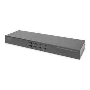 DIGITUS Desktop 8 Port HDMI KVM Switch Single View