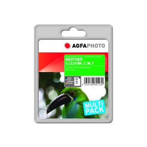 AgfaPhoto 4er-Pack - Schwarz, Gelb, Cyan, Magenta