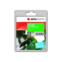 AgfaPhoto 4er-Pack - Schwarz, Gelb, Cyan, Magenta