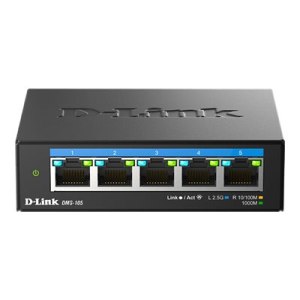 D-Link DMS 105 - Switch - unmanaged - 5 x 10/100/1000/2.5G