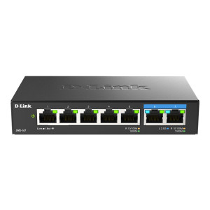 D-Link DMS 107 - Switch - unmanaged - 5 x 10/100/1000 + 2...