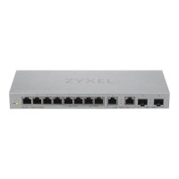 ZyXEL XGS1010-12 - V2 - Switch - managed - 8 x 10/100/1000 + 2 x 100/1000/2.5G + 2 x 1 Gigabit/10 Gigabit SFP+ (Uplink)