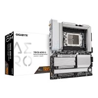 Gigabyte TRX50 AERO D - 1.0 - Motherboard - E-ATX - Socket sTR5 - AMD TRX50 Chipsatz - USB 3.2 Gen 1, USB 3.2 Gen 2, USB4, USB-C 3.2 Gen 2x2 - 10 Gigabit LAN, 2.5 Gigabit LAN, Bluetooth, Wi-Fi 7 - HD Audio (8-Kanal)