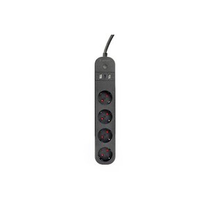 Gembird TSL-PS-S4U-01 - Presa multipla intelligente - CA...